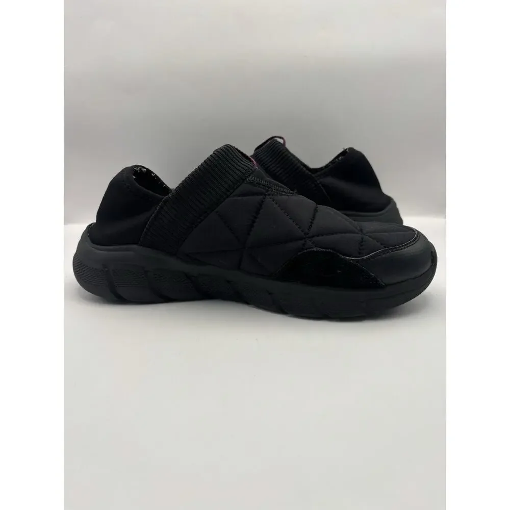 Skechers Bobs Sport B Flex Puffy Slip On Black Shoes Women Size 9.5